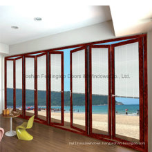 High Quality Well Design Aluminium Bi- Folding Door for Villa (FT-D75)